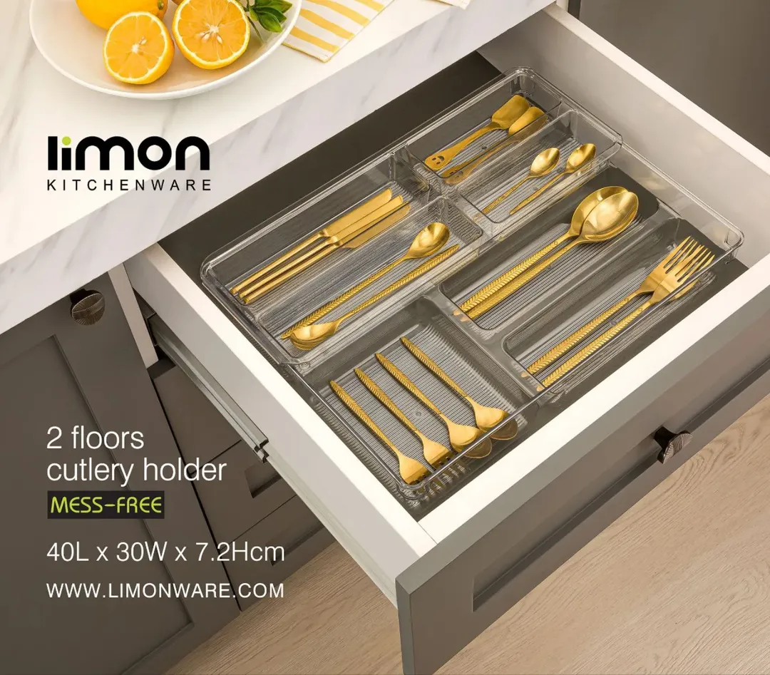 جاقاشقی شفاف دو طبقه لیمون کد ۲۳۸۱