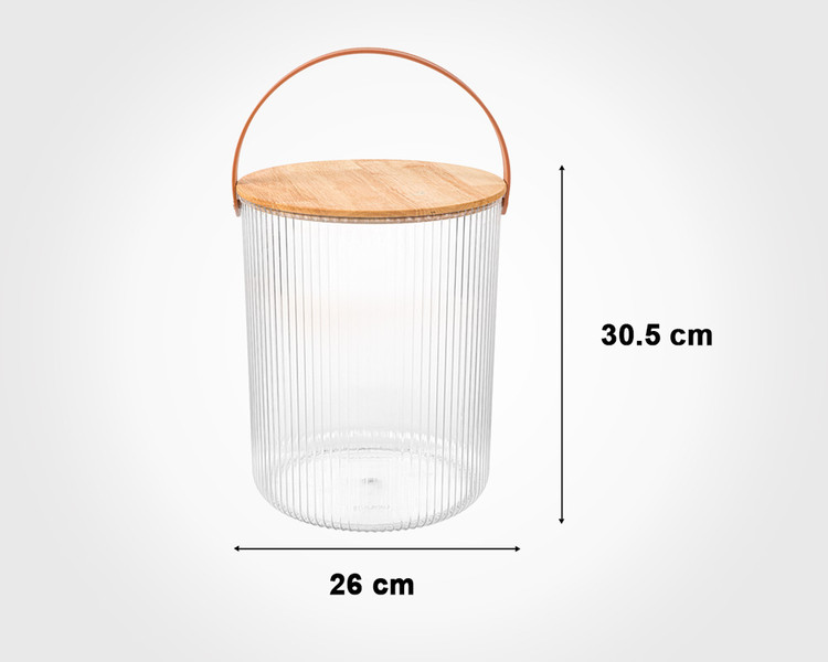 سطل برنج شیشه ای