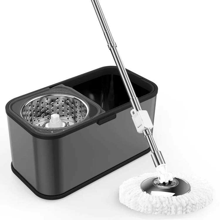 سطل و تی چرخشی تمام استیل نگیر برند ws کد ss20