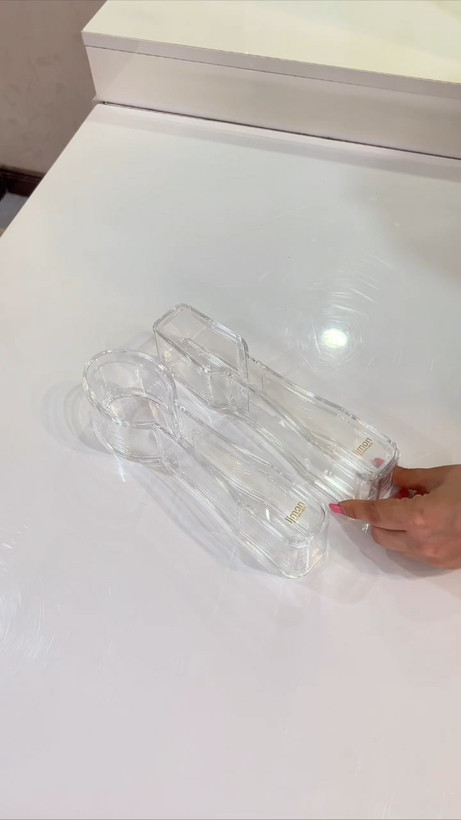 جا قاشق و چنگال اکرولیک دربدار لیمون کد 626