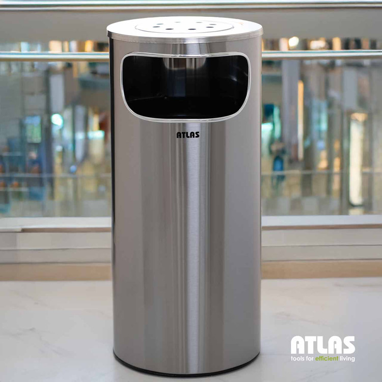 سطل استیل جاسیگاری دار اطلس مدل هانیس