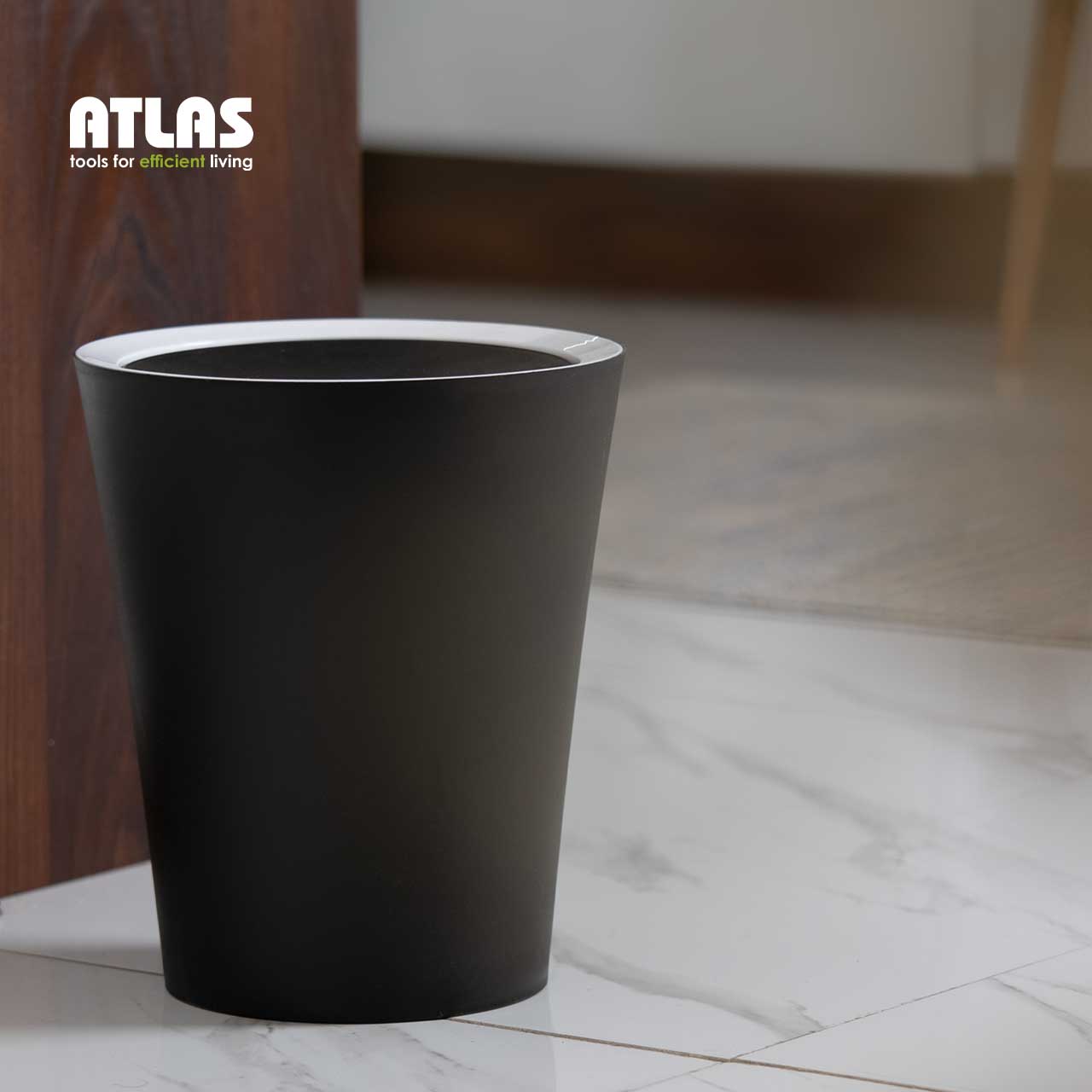 سطل پلاستیکی کوچک اطلس مدل دریا